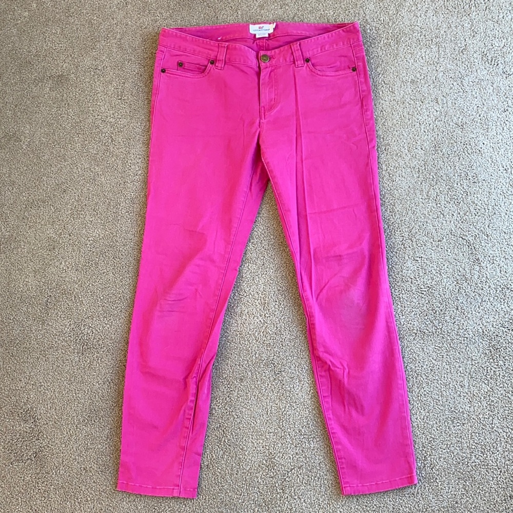 Vineyard Vines Pink Denim Size 6